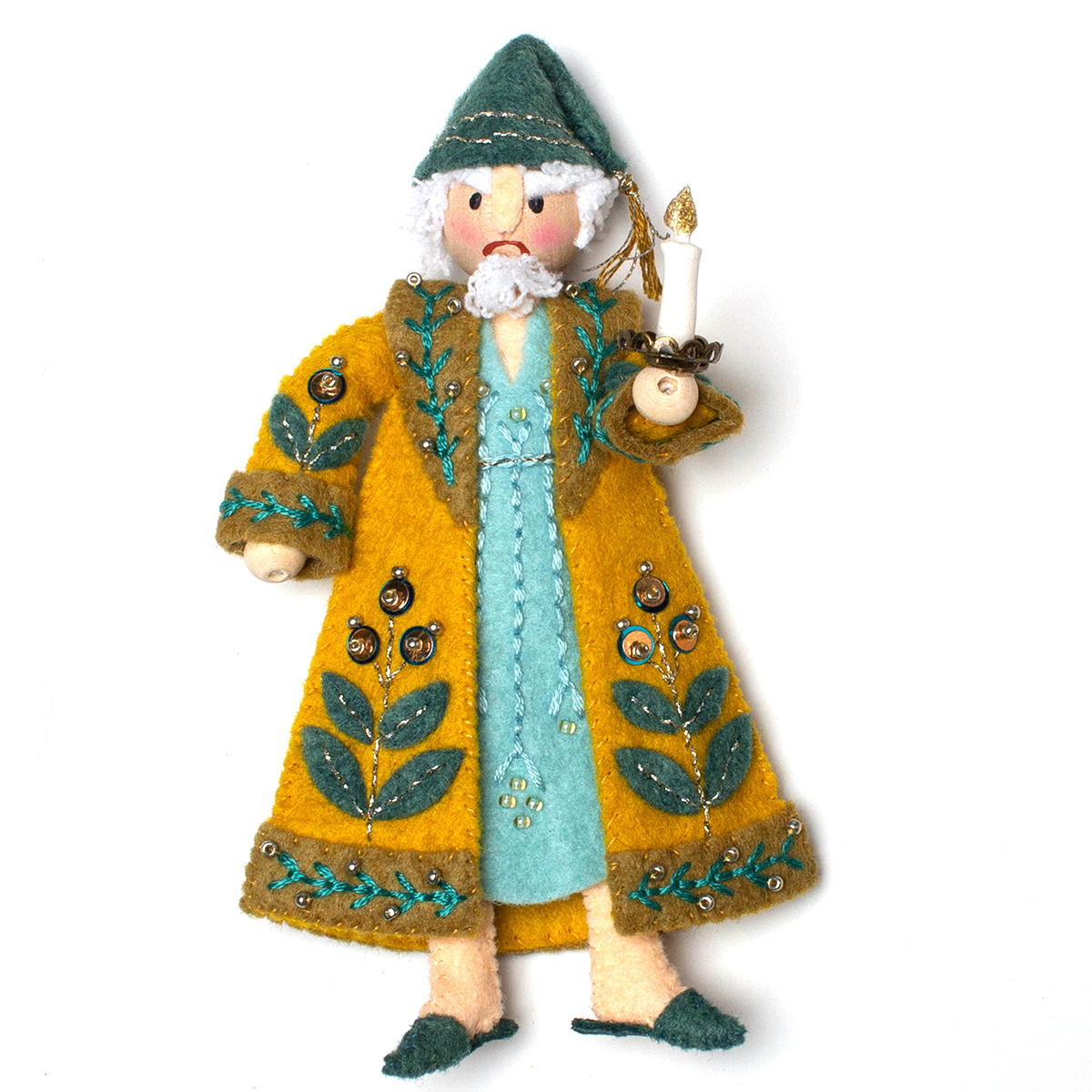 Mr Scrooge Ornament, pattern by Larissa Holland mmmcrafts.etsy.com