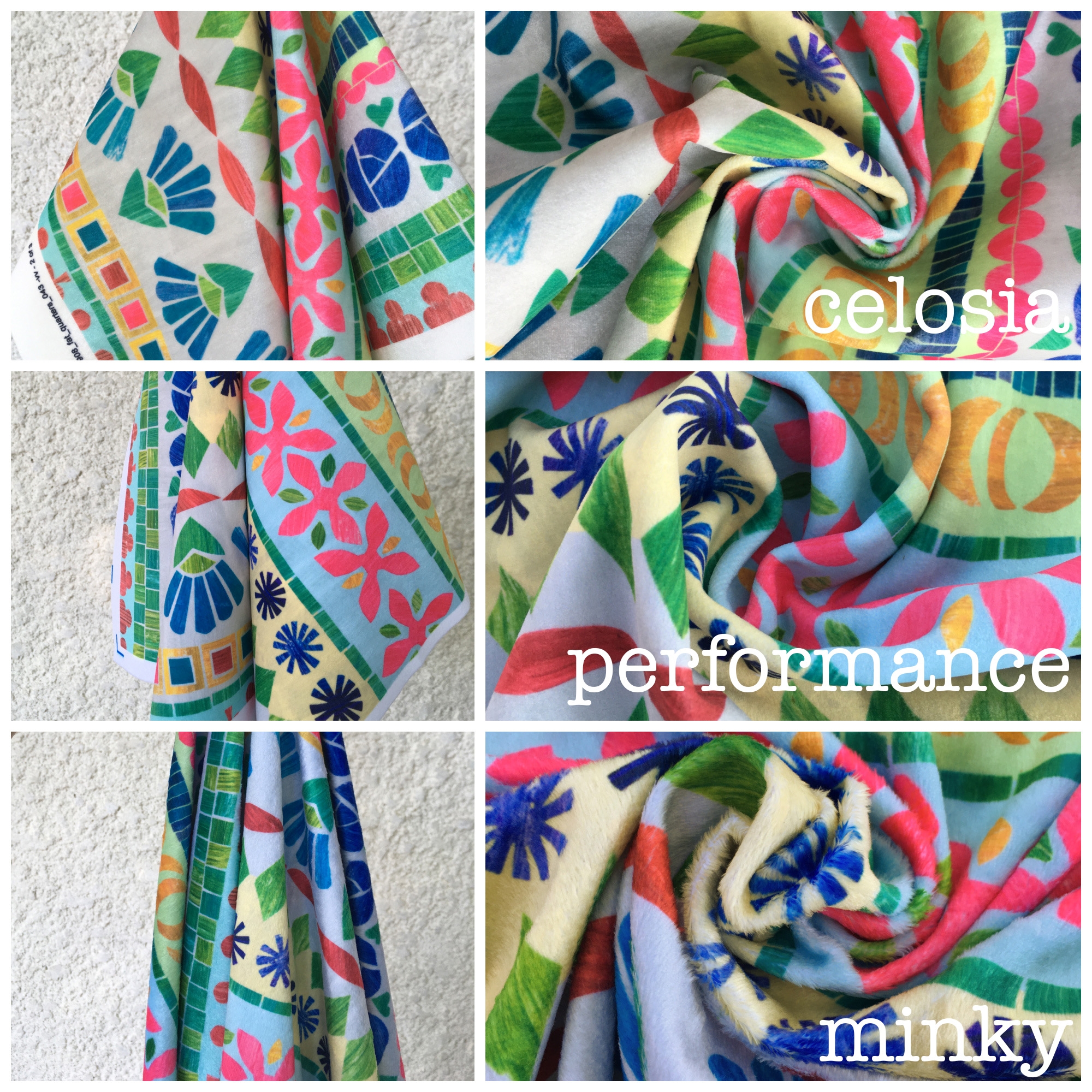 Fabric Review: Spoonflower's Minky, Celosia Velvet and Performance Velvet –  Becka Rahn, artist